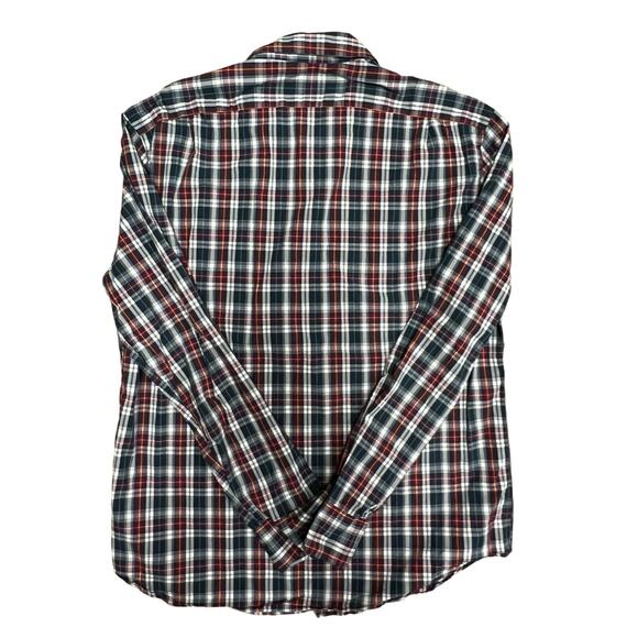 J. Crew Flex Washed Plaid‎ Button Down Shirt XL - Picture 2 of 3